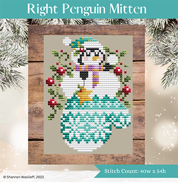 Right Penguin Mitten